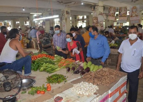 Price Hike : Administrative drives in Agartala markets continue Price Hike : Administrative drives in Agartala markets continue